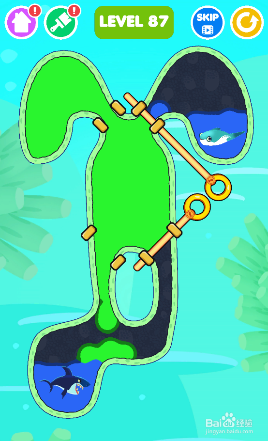 Save The Fish的LEVEL 87如何过关？