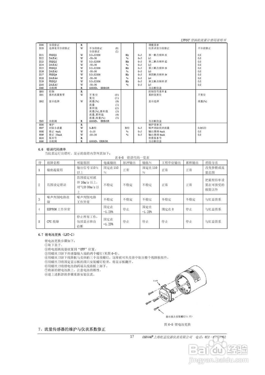 LWGY液体涡轮流量计说明书