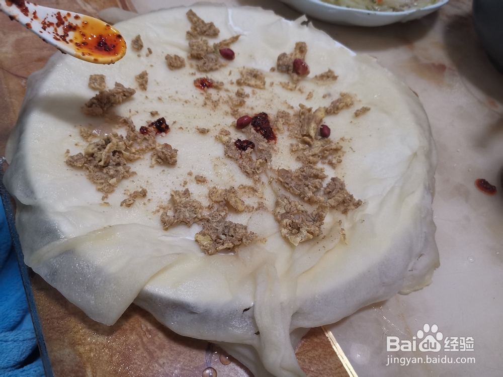 辣味鸡蛋土豆丝卷饼