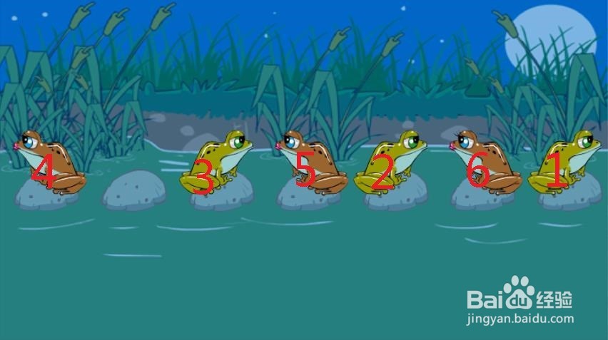 史上最难智力游戏青蛙过河攻略