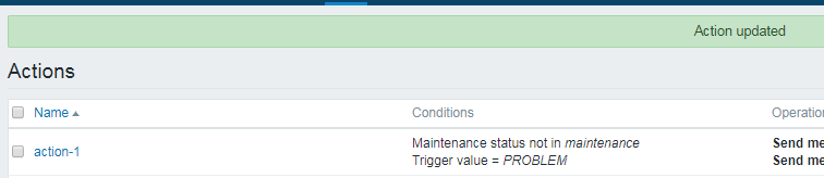 如何在zabbix的动作中删除操作？