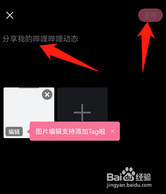 哔哩哔哩发布动态