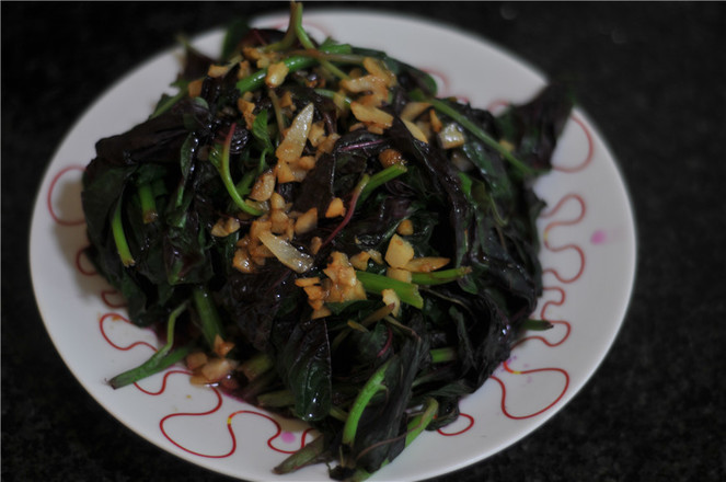 蒜茸苋菜的做法