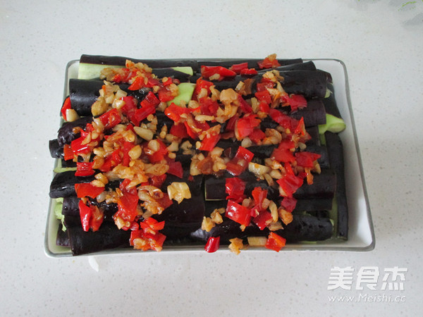 蒜茸蒸茄子的做法