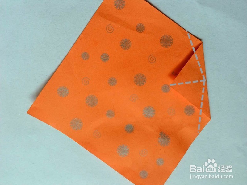 彩纸折领带的方法