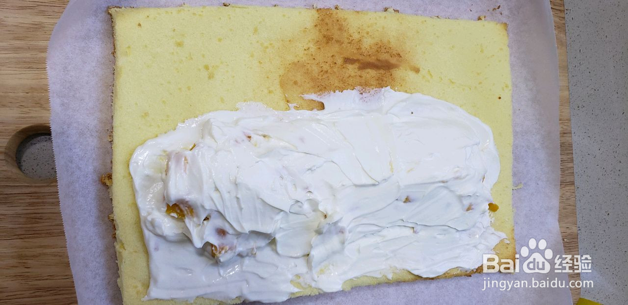 芒果蛋糕卷的做法