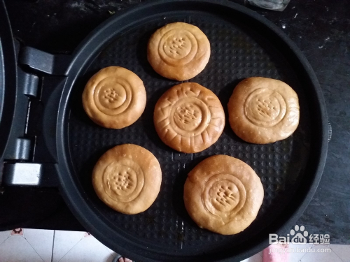 电饼铛自制家乡月饼