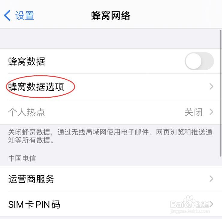 iPhone12怎么关闭5g网络