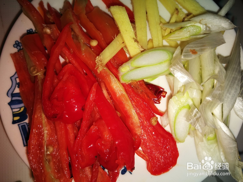 蒜香鲜干红椒肉