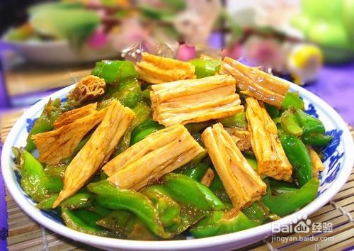 腐竹辣炒青椒