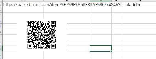 EXCEL如何制作二维码