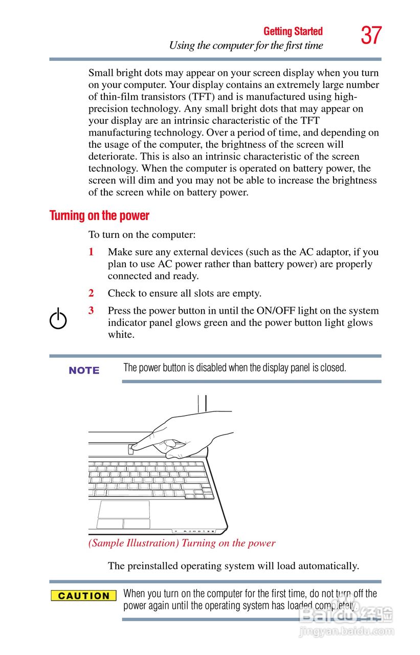 东芝NB200笔记本电脑使用说明书:[4]