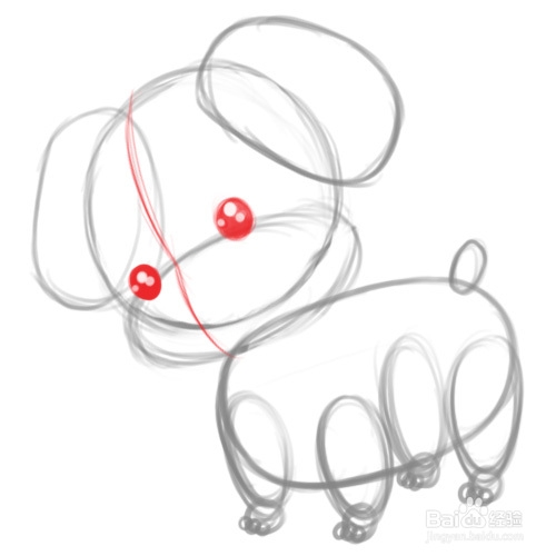 怎样画动物：[13]怎样画卡通狗