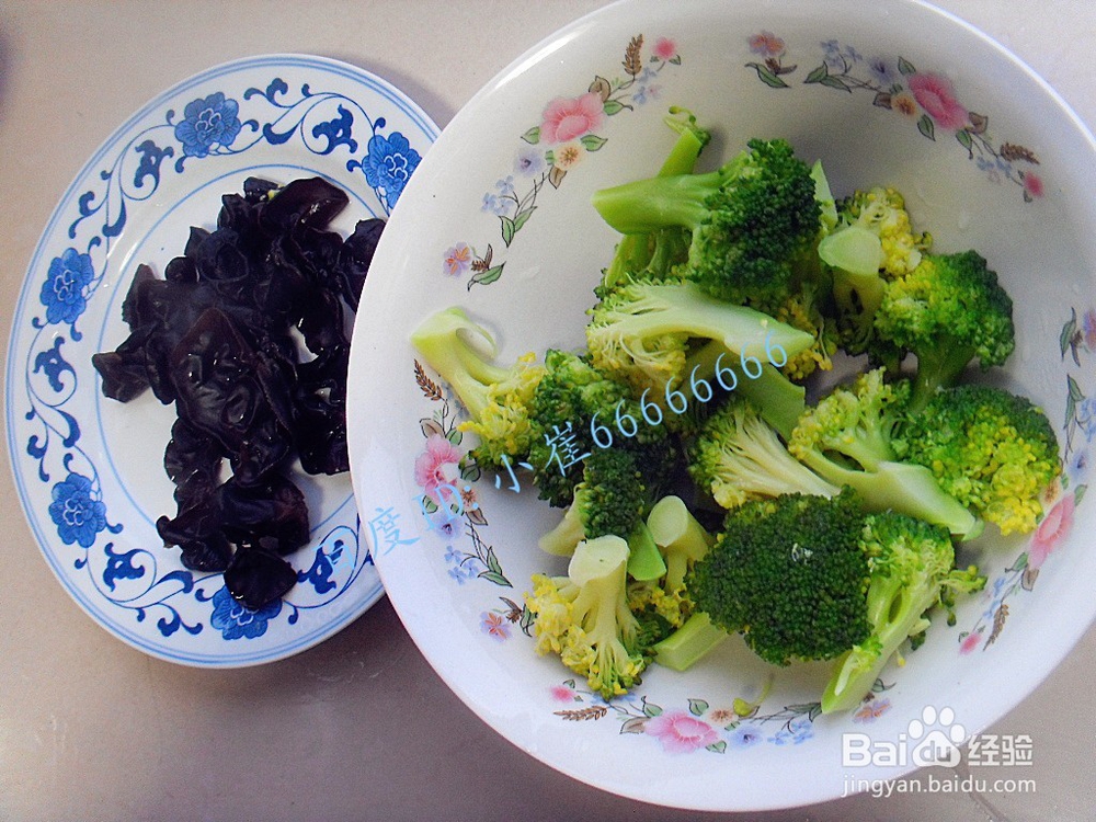 抗雾霾美食——耗油西兰花炒木耳