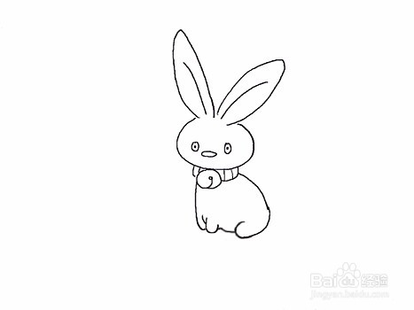 简笔画---如何画可爱的小兔子
