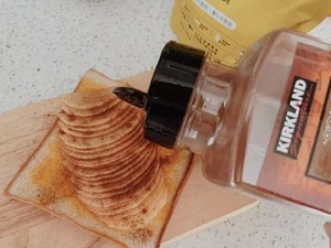 肉桂苹果吐司