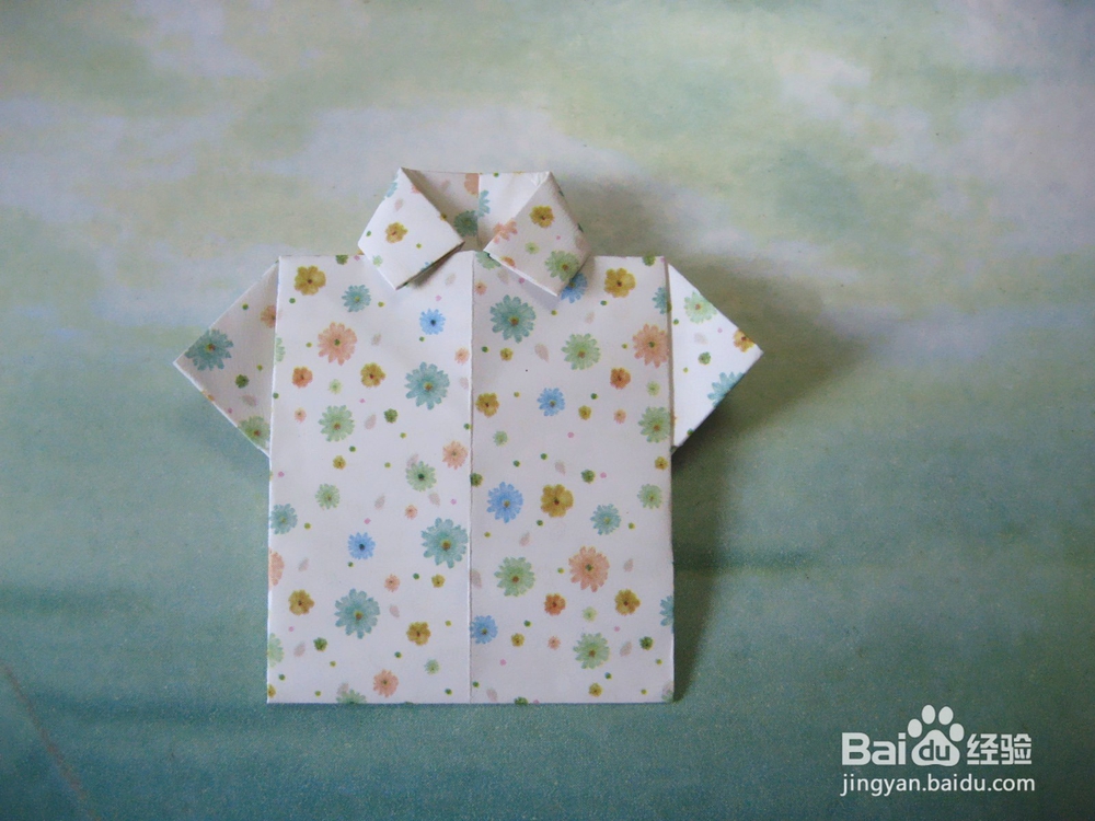 少儿折纸——教你折短袖衬衣