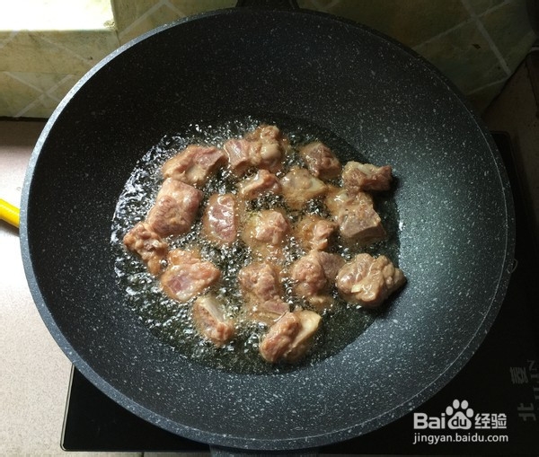 糖醋菠萝排骨的制作方法