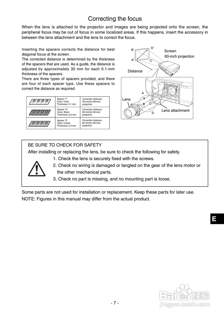 三洋 PLC-XF46NE投影机说明书:[7]
