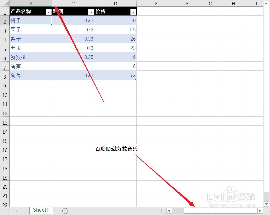 Excel中如何冻结窗格,冻结首行,冻结首列?
