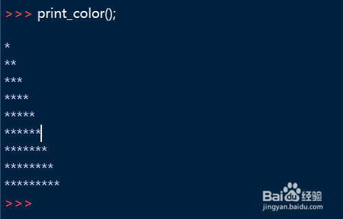 如何使用python语言中的函数打印不同的图形