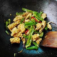 青椒爆炒鱿鱼花