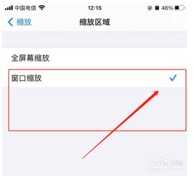 苹果手机如何设置窗口缩放