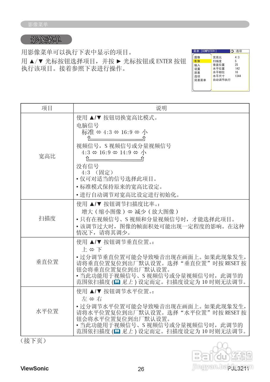 优派PJL3211投影机使用说明书:[4]
