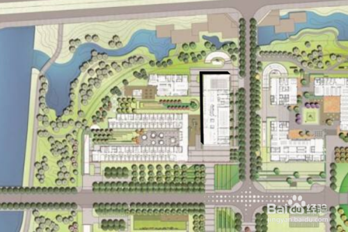 如何使用ps对建筑总平面图中的建筑添加阴影