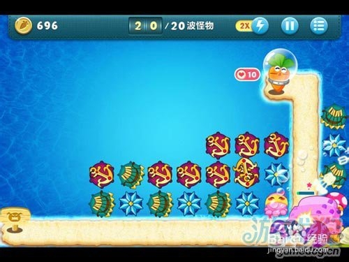 保卫萝卜电脑版深海模式第11关攻略