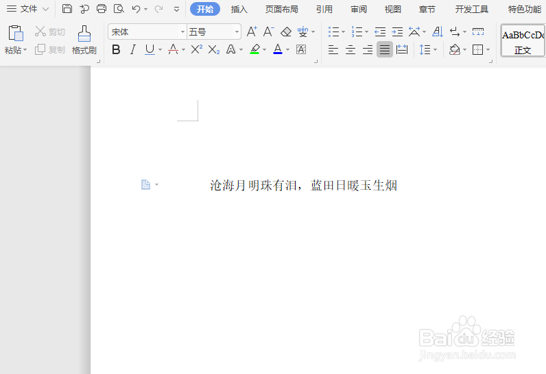 怎么在WPS Office将文字下面添加虚线
