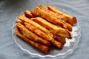 甘梅地瓜的做法