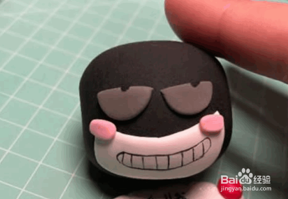 粘土卡通蝙蝠侠的简单做法