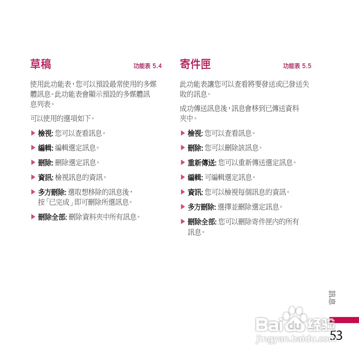 LG KE970手机使用说明书:[6]