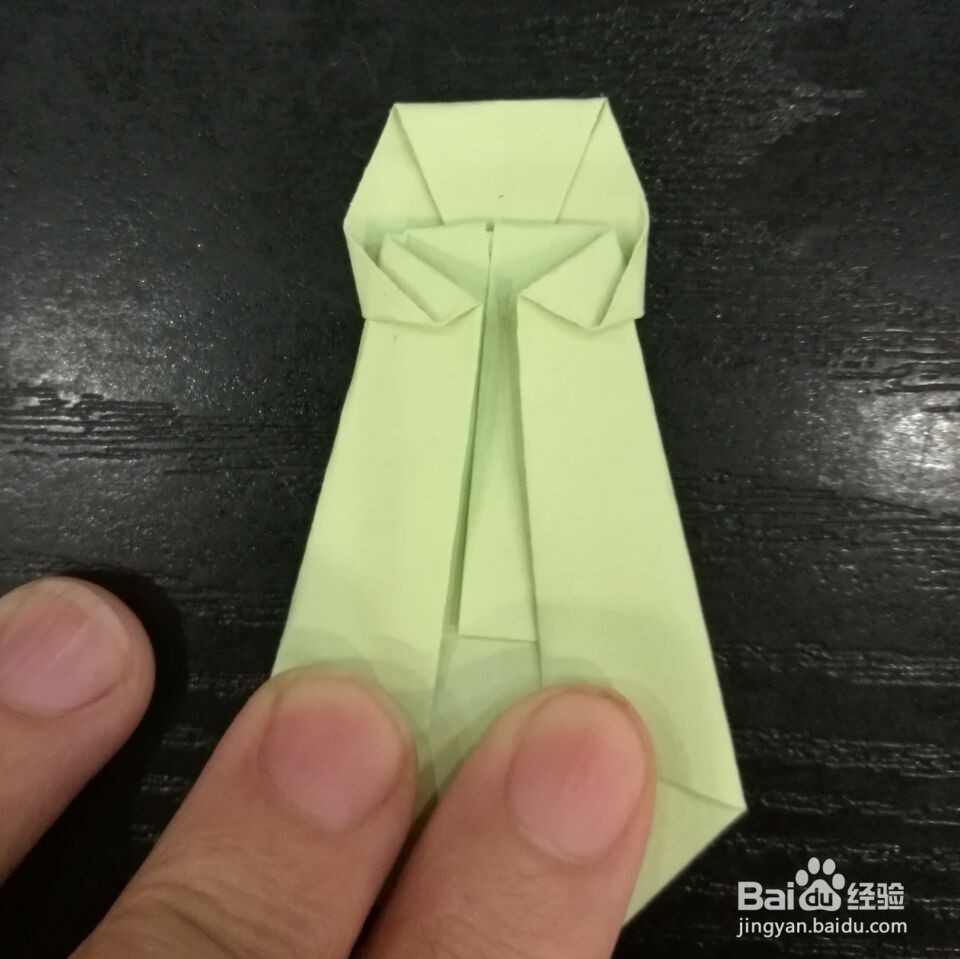 简单折纸，如何折条领带