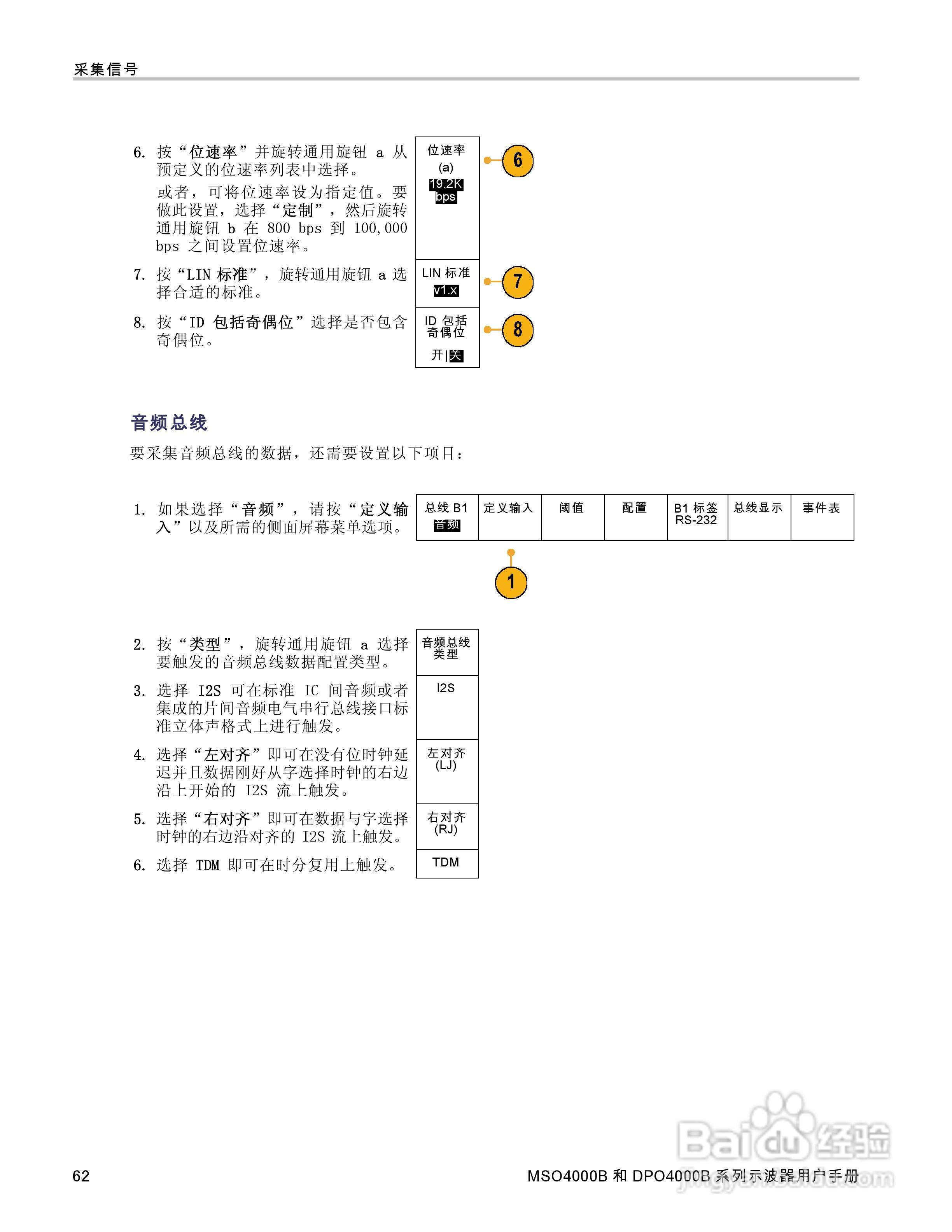 泰克DPO4034B数字荧光示波器用户手册:[8]