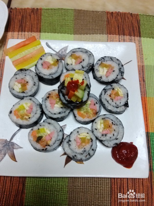 教你如何简单制作紫菜包饭