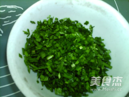 韭菜豆面玉米饼