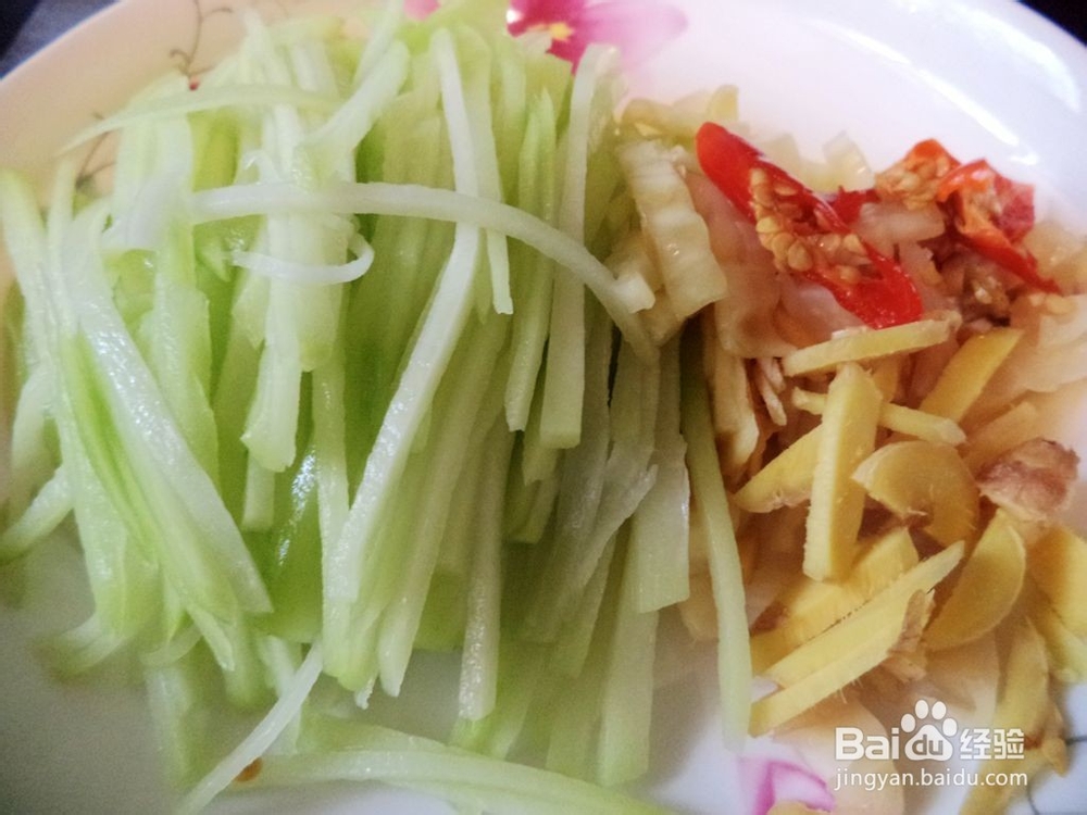 葵瓜丝炒肉 简单的家常炒菜 懒人必学