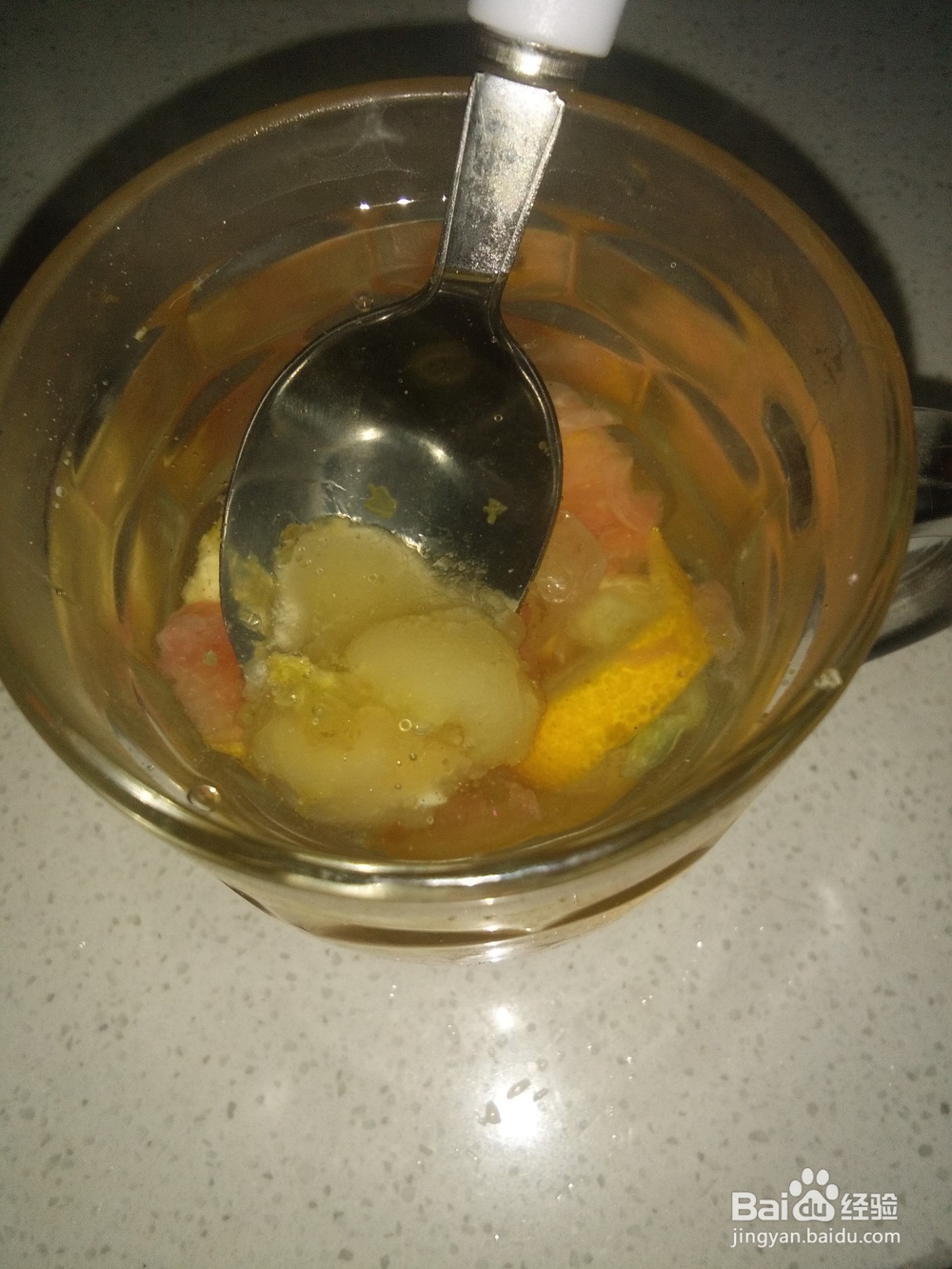润肺止咳——金桔红柚蜂蜜饮