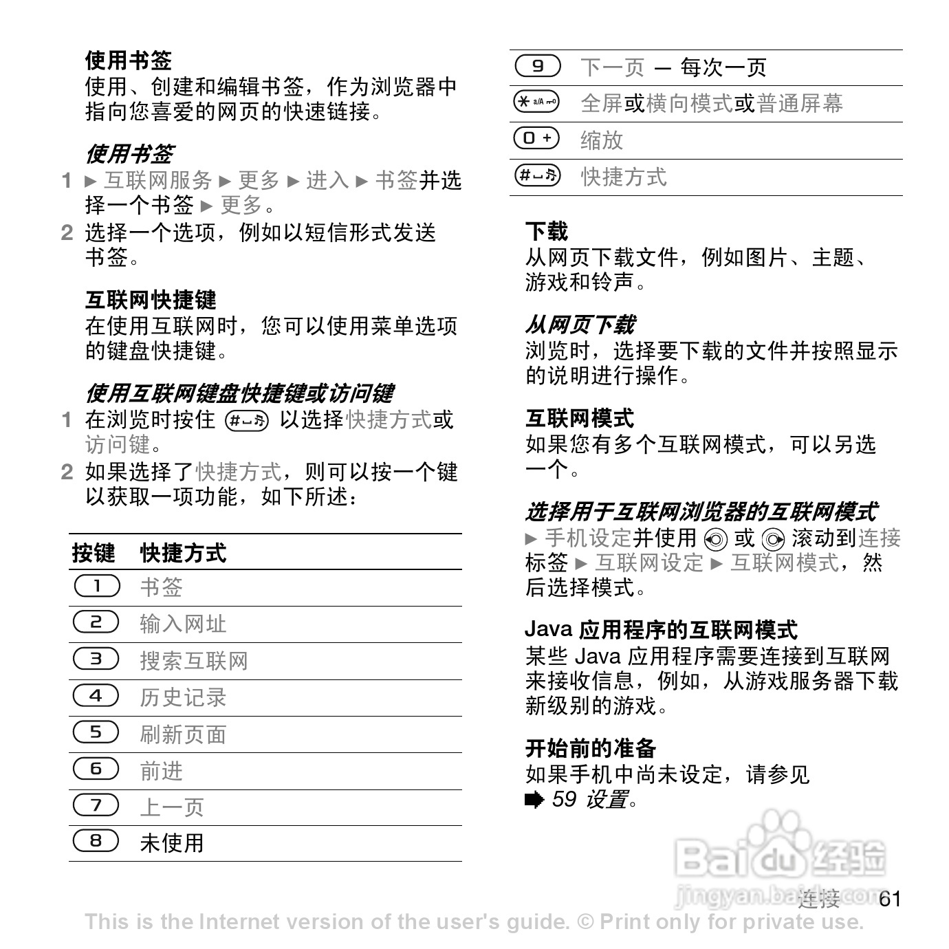 索爱K790c手机使用说明书:[7]