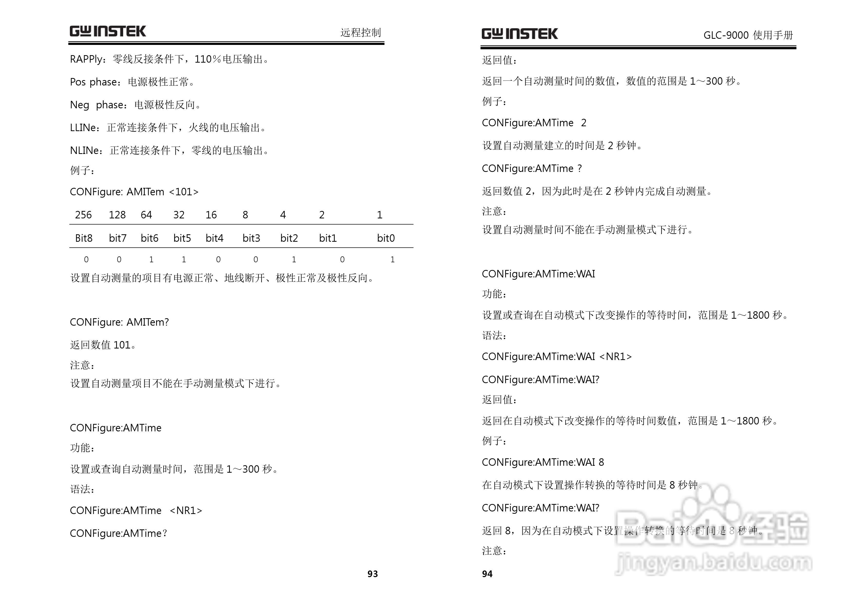 固纬GLC-9000泄漏电流测试仪使用说明书:[5]