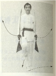 赵堡太极双刀舞花刀图解