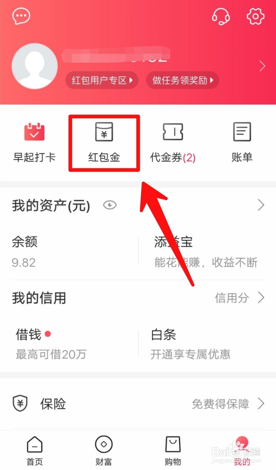翼支付如何查看红包金的使用情况？