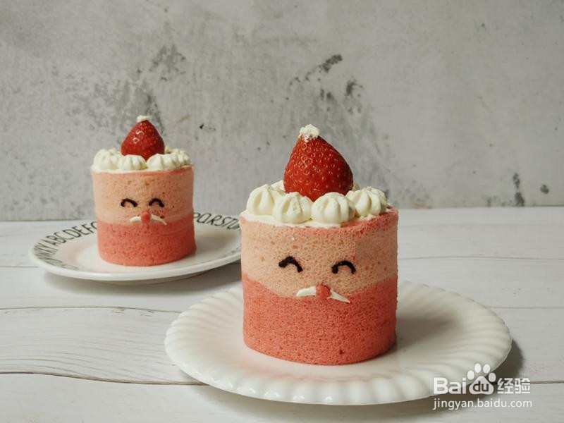 可可爱爱蛋糕卷的做法