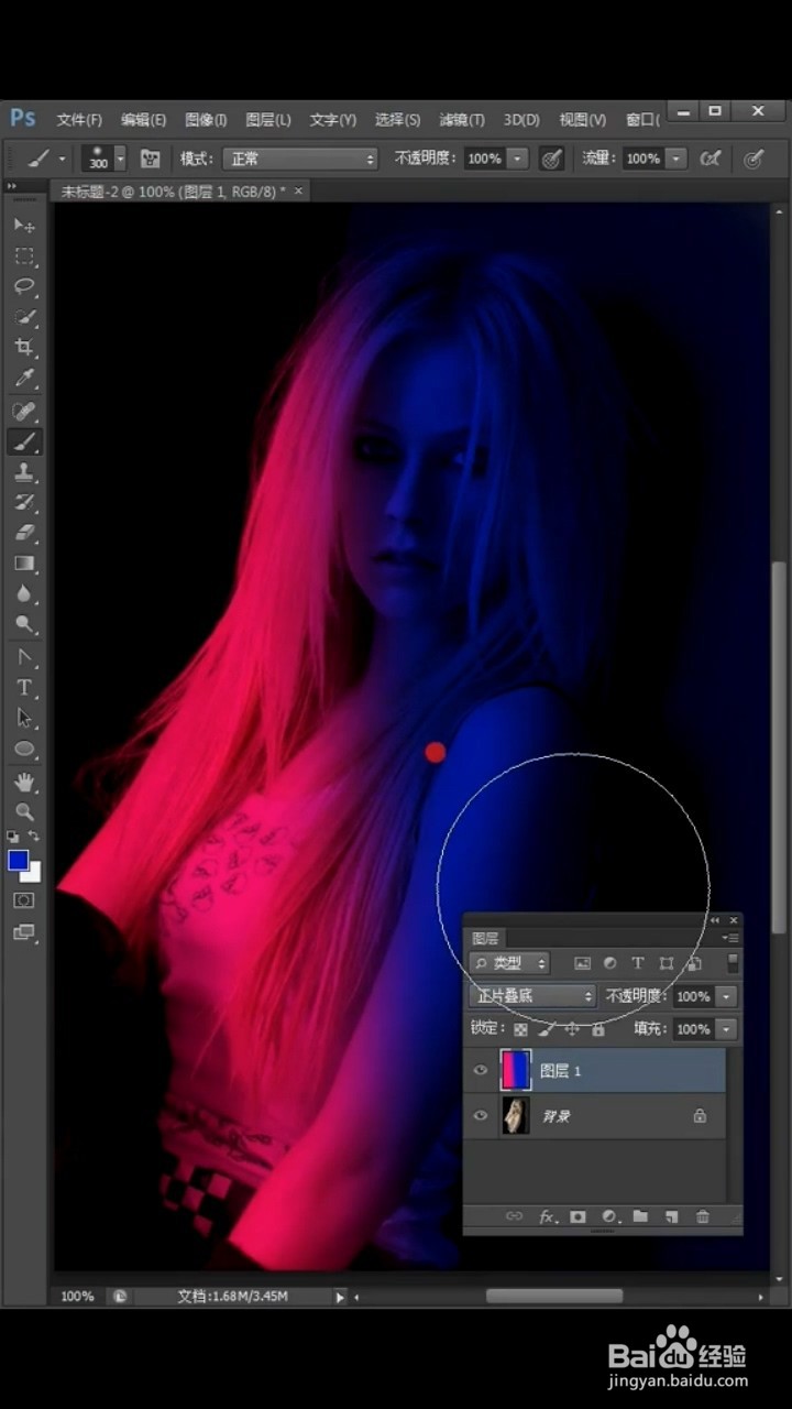 如何用PS制作撞色效果？