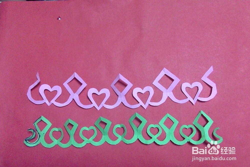 怎样剪桃心花边？手工剪纸菱形你边花