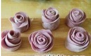 紫薯玫瑰馒头