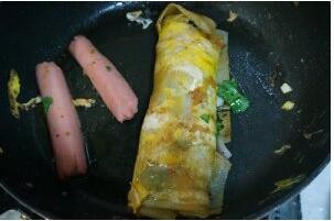 三招五招教你做接头烤冷面