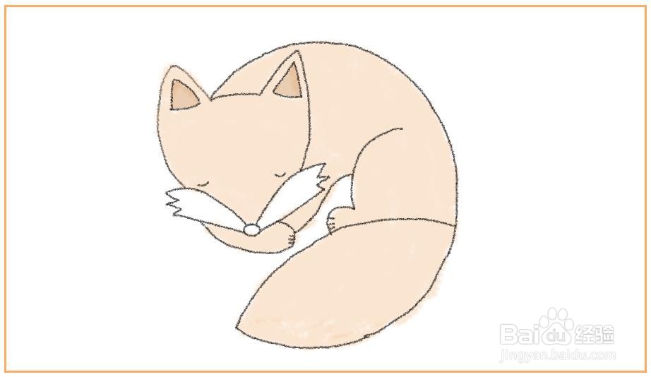 小动物冬眠的简笔画图片